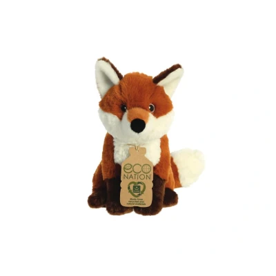 Afbeelding van Eco Nation Pluchen Knuffel Vos 23 cm