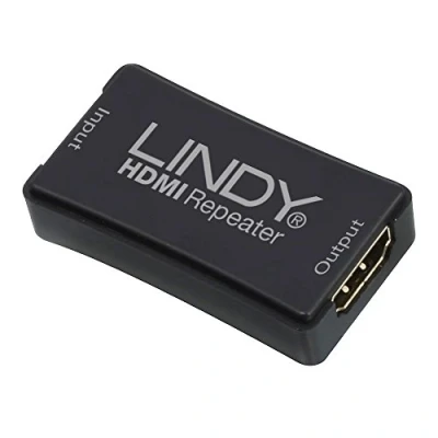 Afbeelding van Lindy 38015 audio/video extender AV receiver Zwart
