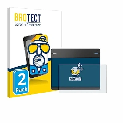 Afbeelding van BROTECT (2 Stuks) Antireflecterende Beschermfolie voor Wacom Intuos CTH 480 Anti Glare Screen Protector, Mat, Ontspiegelend
