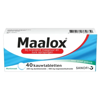 Afbeelding van Maalox Kauwtablet