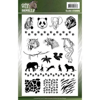 Afbeelding van Clear Stamps Amy Design Wild Animals 2