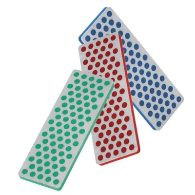 Afbeelding van DMT Diamond Whetstone Mini diamantsteen grof/fijn/extra fijn driedelige set, 1 stuks, W7EFC, blauw, Medium