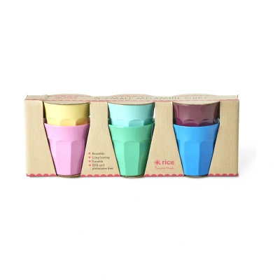 Afbeelding van Rice melaminekop small 6 pack Show youre true colors