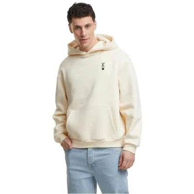 Afbeelding van Mister Tee Hoodie, Heren, Maat: Small, Whitesand