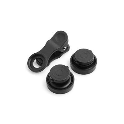 Afbeelding van System S Universele clip on lens 0,4 x visoog fisheye 0,67x groothoek en macro voor mobiele telefoon smartphone tablet pc