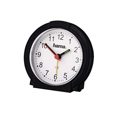 Afbeelding van Hama Wekker Classic Geluidsarm Zwart/Wit