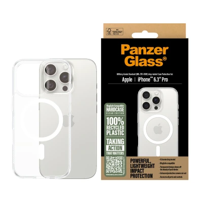Afbeelding van PanzerGlass Apple iPhone 16 Pro Wit MagSafe HardCase Clear