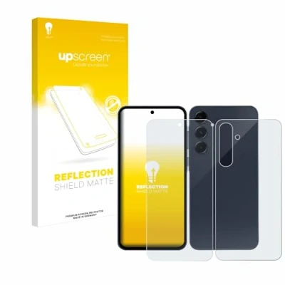 Afbeelding van upscreen Screenprotector voor Samsung Galaxy A55 5G (Voor+Achter) Folie Beschermfolie anti glare matte