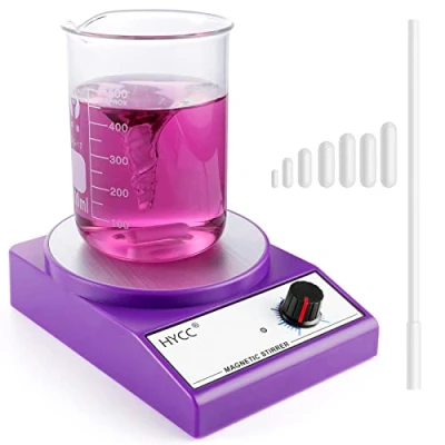 Afbeelding van HYCC Laboratorium magneetroerder met 7 magneetroerstaafjes en roerstaaf retriever, 3000 omwentelingen / min, max. capaciteit: ml