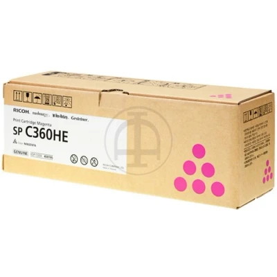 Afbeelding van Ricoh 408186 (SP C360HE) Toner Magenta Hoge capaciteit