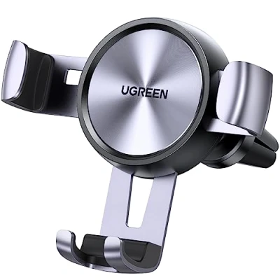 Afbeelding van UGREEN Auto Telefoonhouder Ontluchter Zwaartekracht Houder Compatibel met iPhone 14 Pro Max 13 12 11 Galaxy S22+ S21 S20 FE A52 A53 Huawei Redmi enz.