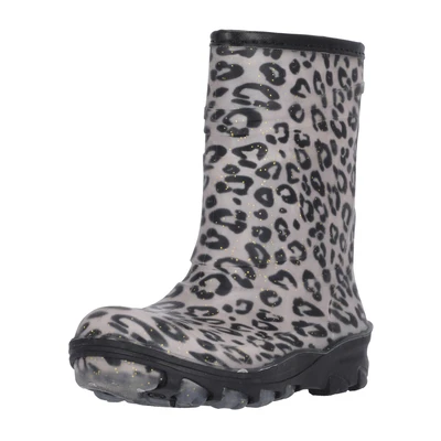 Afbeelding van Zigzag Regenlaarzen voor kinderen, Maat: 27, Leopard Soft synthetic