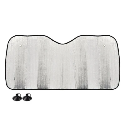 Afbeelding van Zonnescherm 150x80 cm zilver, PE Bubble