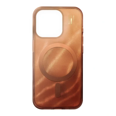 Afbeelding van Apple iPhone 16 Pro Max MagSafe Hoesje Kunststof iDeal of Sweden Hardcase/Backcover Bruin Telefoonhoesje