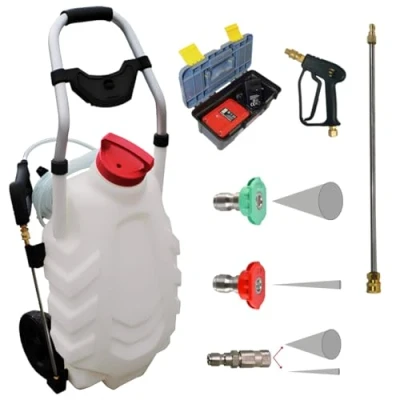 Afbeelding van Forum Equipement Elektrische en autonome spuit PRO SPRAYER VERSIE III Uitgerust met 2 batterijen, Wit, 100M006, 42 x 31 79 cm