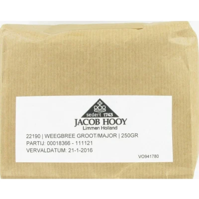 Afbeelding van Jacob Hooy Weegbree Groot 250gr