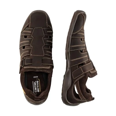Afbeelding van camel Active Outdoorsandalen, Heren, Maat: 41, Chocolate r Nubukleer