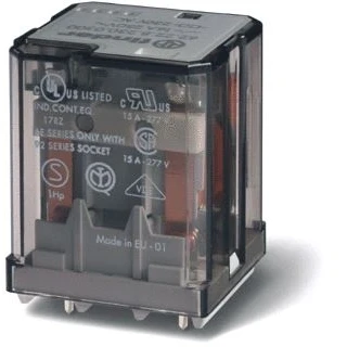 Afbeelding van Finder 62.23.9.012.4300 Printrelais 12 V/DC 16 A 3x NO 1 stuk(s)