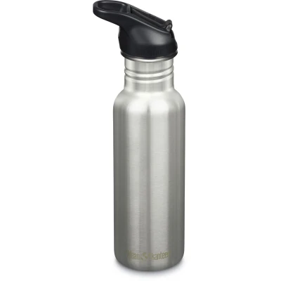 Afbeelding van Klean Kanteen Classic Narrow 532ml/18oz + Flip/Sportdop Drinkfles Brushed Stainless 532ml