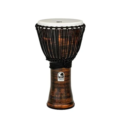 Afbeelding van Toca TF2DJ 12SC 12 inch Freestyle II Djembe Rope Tuned Copper