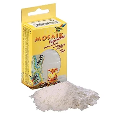 Afbeelding van MozaÃ¯ekcement 250 gram Wit