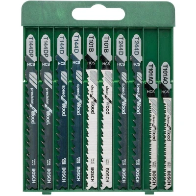 Afbeelding van Bosch 2609256744 Decoupeerzaagbladenset (10 stuks)