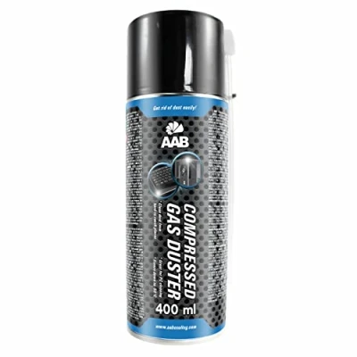 Afbeelding van AABCOOLING AAB Compressed Gas Duster 400ml Computerstofbus voor het reinigen van computer , toetsenbord en andere kantoorapparatuur, toetsenbordreiniger, persluchtbus, luchtblazer, toetsenbordspray, persluchtprimer, pc stofdoek