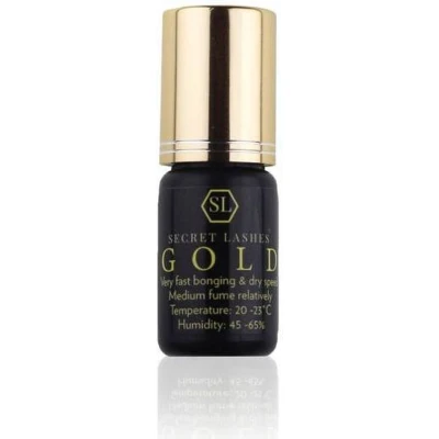 Afbeelding van Secret Lashes Wimperextensions Lijm Gold 5ml.