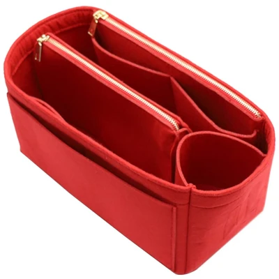 Afbeelding van LEXSION Tasorganizer, vilt, inzetstuk met rits, voor draagtas, Speedy Neverfull PM MM, Large