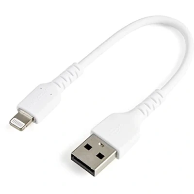 Afbeelding van StarTech.com RUSBLTMM15CMW mobiele telefoonkabel Wit 0,15 m USB A Lightning