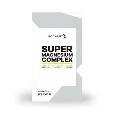 Afbeelding van Body &amp; Fit Super Magnesium Complex 100% Tabletten Vitaminen en Mineralen Sportsupplement 60