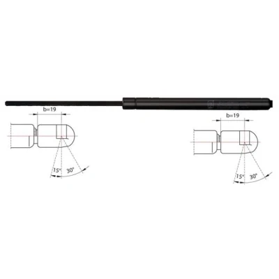 Afbeelding van METZGER 2110520 Gasveer achterklep 165N 235mm MAZDA: MX 5 III (NC) 1.8, 2.0 2005 2014