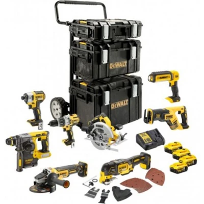 Afbeelding van Dewalt DCK853P4 18V XR Brushless 8 Delige Voordeelset (ToughSystem, 4x5,0Ah)