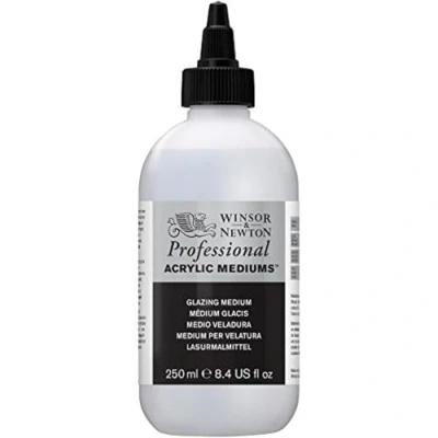Afbeelding van Winsor &amp; Newton 3040934 Professionele acrylverf Glazing Medium, hoge dekking, kunstenaarskwaliteit, lichtecht 250ml FLes,