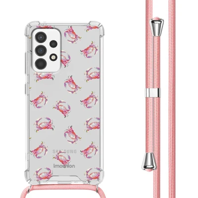 Afbeelding van Samsung Galaxy A53 Hoesje Kunststof iMoshion Softcase/Koordhoesje/Backcover Crab Watercolor Telefoonhoesje