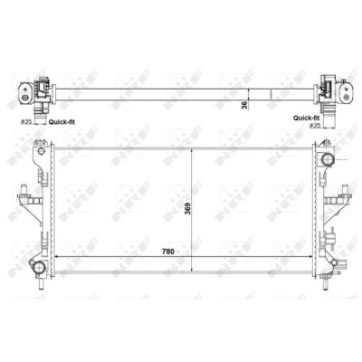 Afbeelding van Radiateur NRF 53199