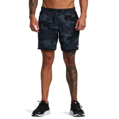 Afbeelding van RVCA Yogger Performance Korte broeken, Heren, Maat: Large, Green