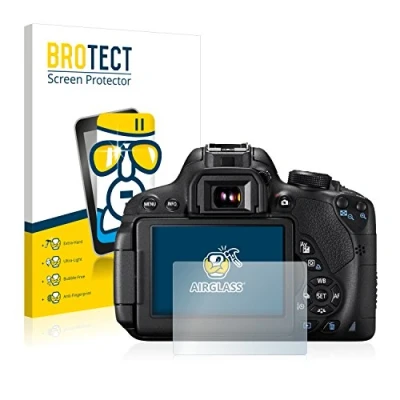 Afbeelding van BROTECT Screenprotector voor Canon EOS 700D Folie Beschermfolie Beschermglas transparant
