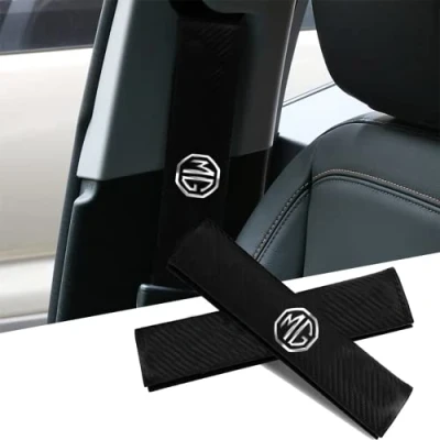 Afbeelding van 2X Autogordel Pad Cover, voor MG MG3 MG5 MG6 MG7 TF ZR ZS ES HS GS Ademende Gordel Pads Volwassenen Kinderen Styling Decoratie Accessoires