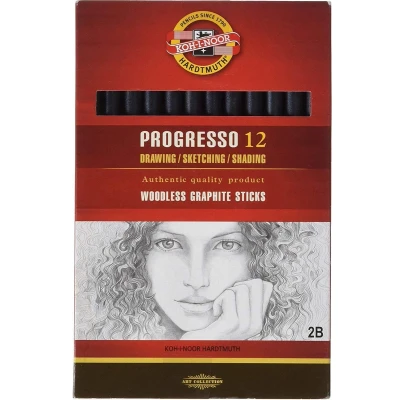 Afbeelding van Grafietstift Koh I Noor progresso 8911 2B