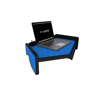 Afbeelding van F CORE Tafels op het dashboard vrachtwagen compatibel voor VOLVO FH 4 01.13 12.19 Met lade Midden BLAUW