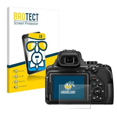 Afbeelding van BROTECT Screenprotector voor Nikon Coolpix P1100 Folie Beschermfolie Beschermglas transparant