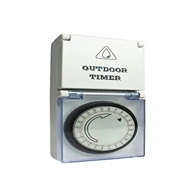 Afbeelding van AS Schwabe 24031 Stopcontact schakelklok Analoog Dagprogramma 3500 W IP44