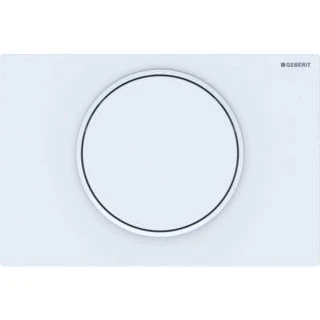 Afbeelding van Geberit sigma 10 bedieningsplaat spoel stop spoeling 26x4x16x4cm matwit 115 758 01 5