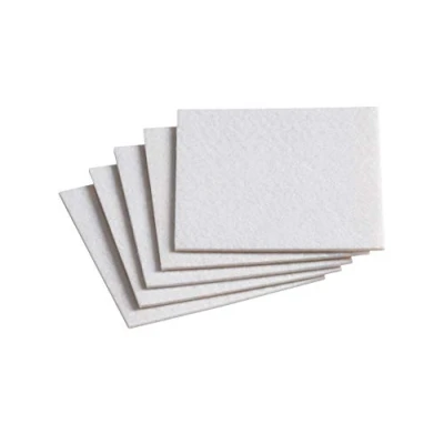 Afbeelding van Metafranc Viltglijders zelfklevend effectieve bescherming van uw meubels en stoelen / meubelglijders voor gevoelige vloeren stoelglijders vilt gesneden 100 x mm (5 Stuk) wit