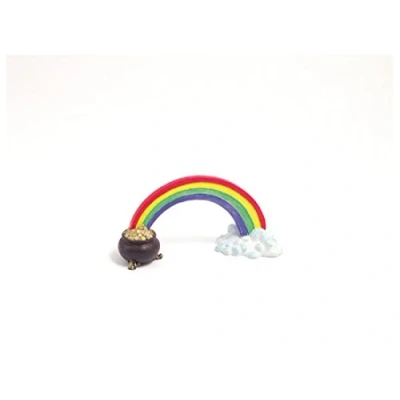 Afbeelding van Rosewood Aquarium Fun Ormanent Regenboog Pot van Goud