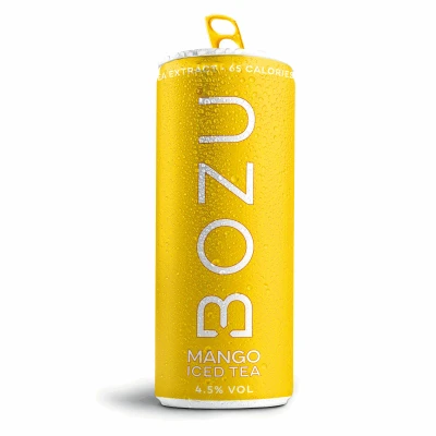 Afbeelding van Bozu Hard Iced Tea Mango Blik (12x25cl)