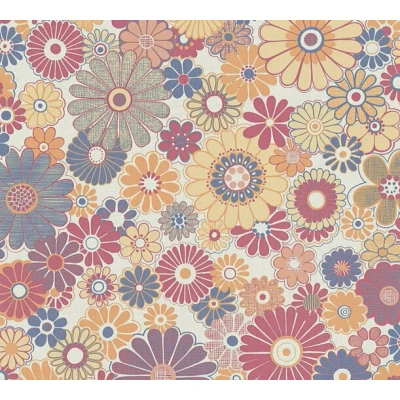 Afbeelding van AS Creation Retro Chic 39535 4 / 395354 Rood Blauw