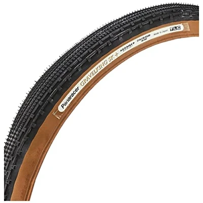 Afbeelding van Panaracer GravelKing SK+ TLC vouwband, zwart/bruin, 27,5 x 1,90 (650B 48C)