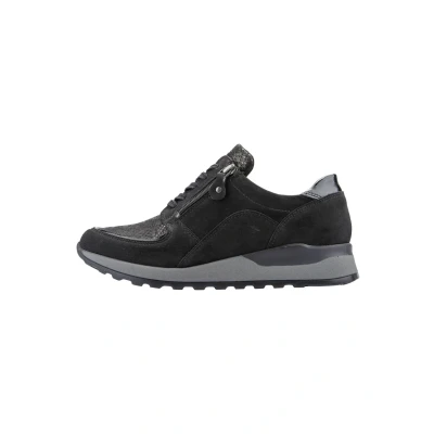 Afbeelding van Waldläufer Sneakers laag, Dames, Maat: 37, Schwarz Nubukleer